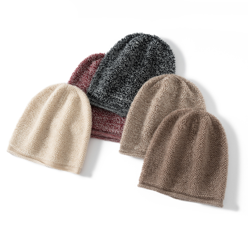 Beanie Cuffed Knit - Yeni Sonbahar Kış %100 Saf Kaşmir
