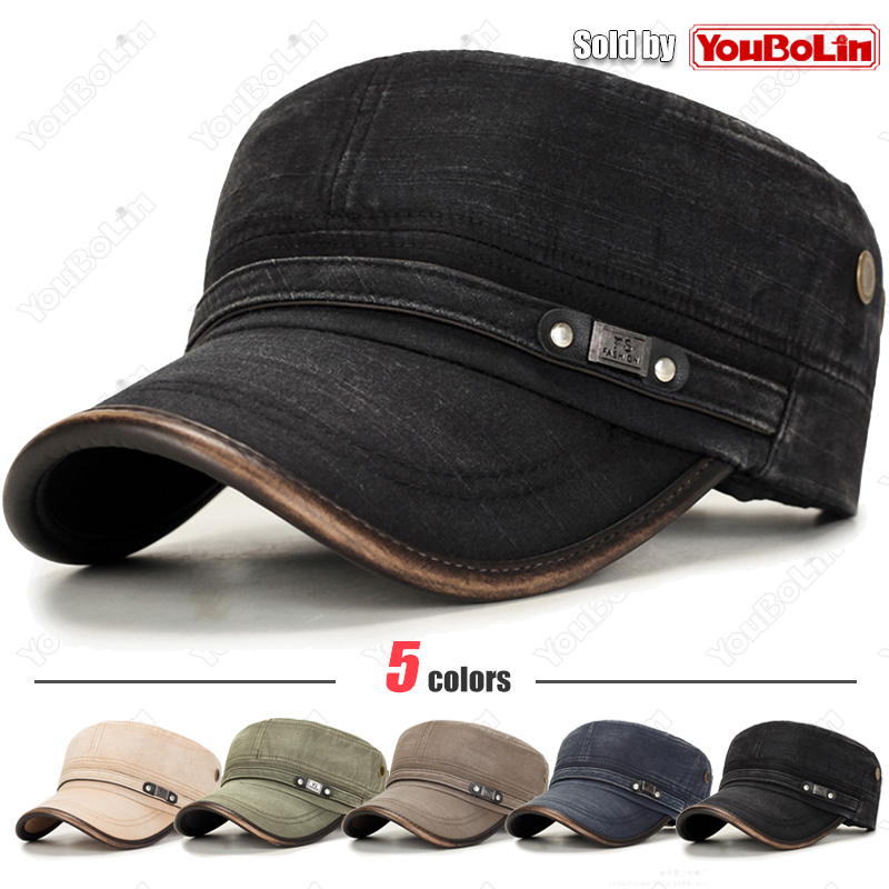 Dad Hat Cotton - Deri Ağız Yıkanmış Sıkıntılı Pamuk Ayarlanabilir
