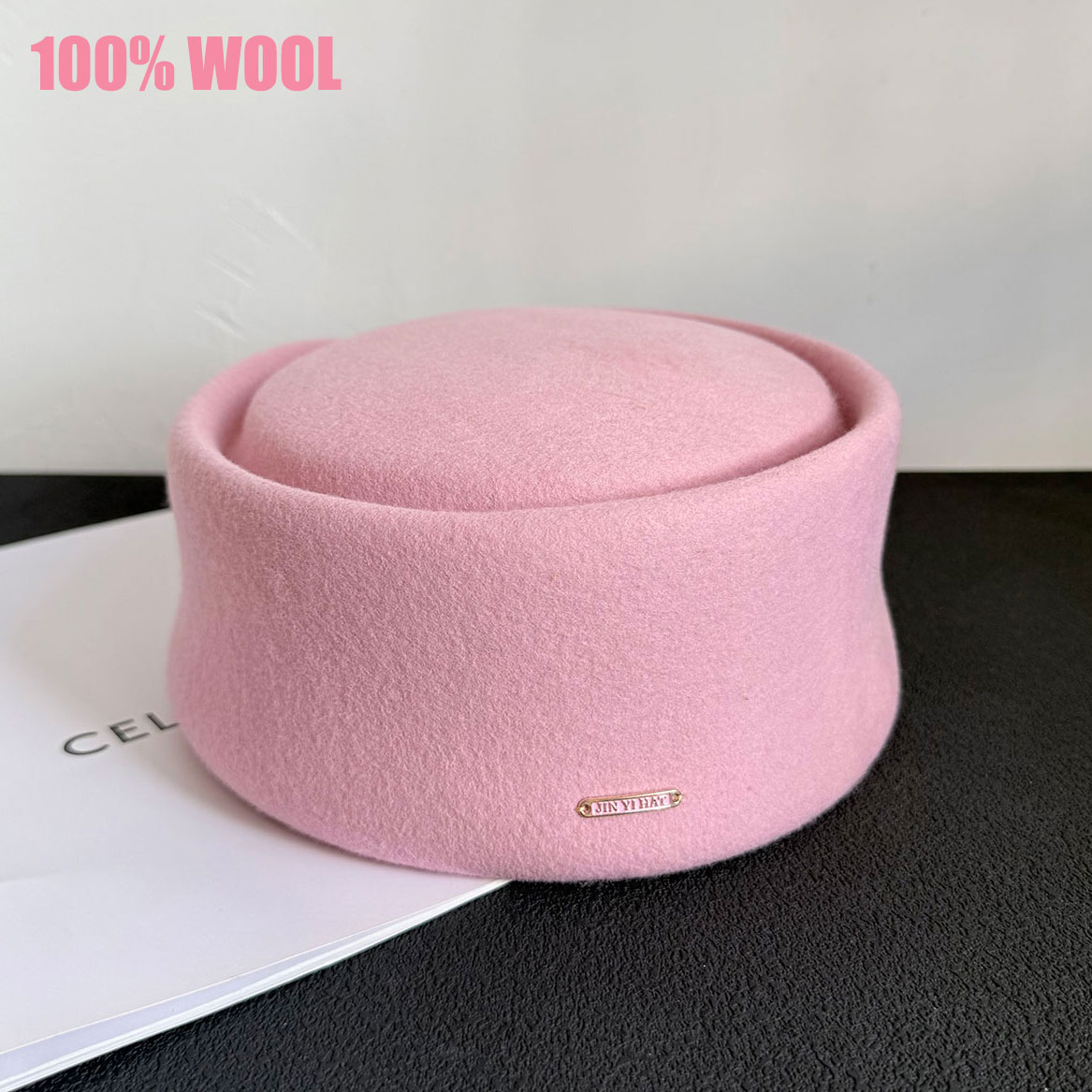 Sonbahar Kış Yeni %100 Pembe S - Beret French Wool incelemesi ve fiyatı