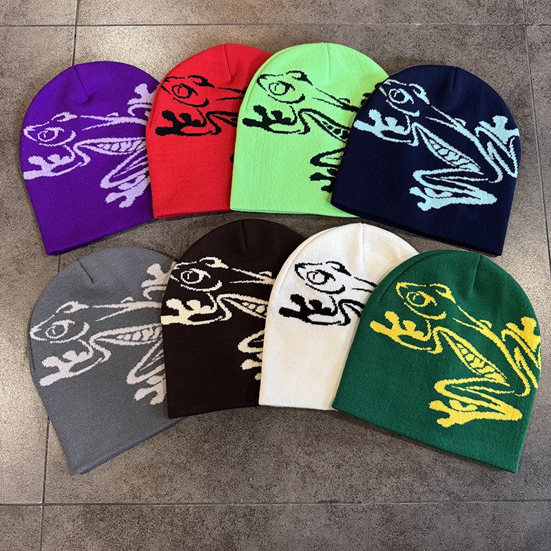 Ağaç Kurbağası Baskı Bere Erke - Beanie Cuffed Knit incelemesi ve fiyatı