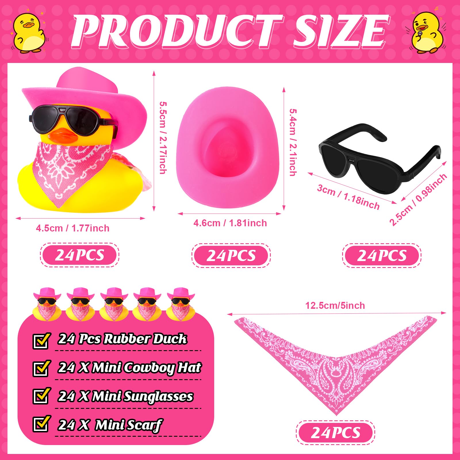 24 takım kovboy lastik ördekle - Swim Hat Silicone incelemesi ve fiyatı