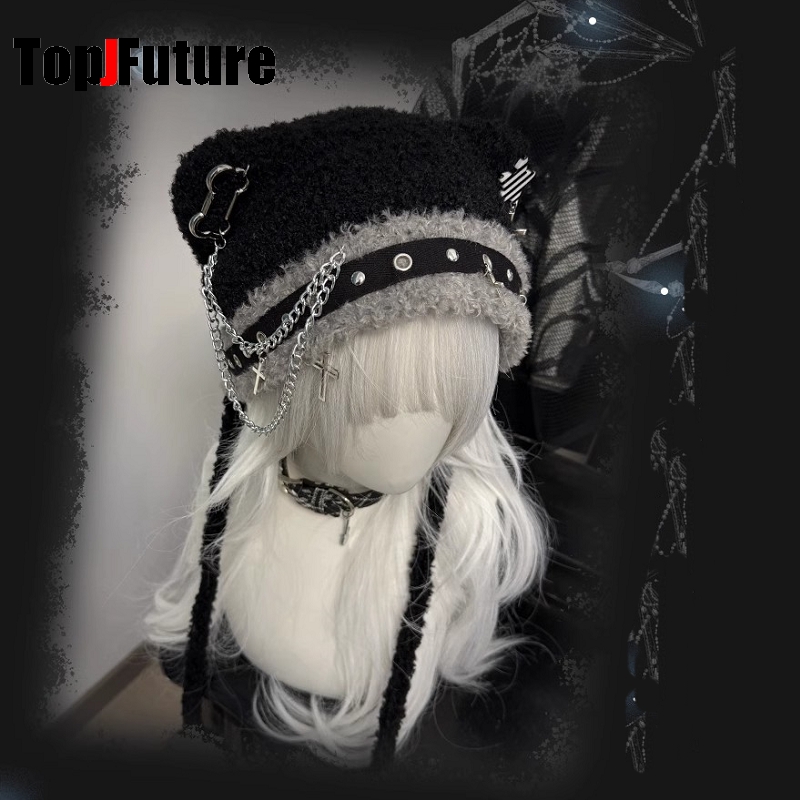 Kadın Japon Harajuku Y2K Kız Ş - Winter Trapper Hat incelemesi ve fiyatı