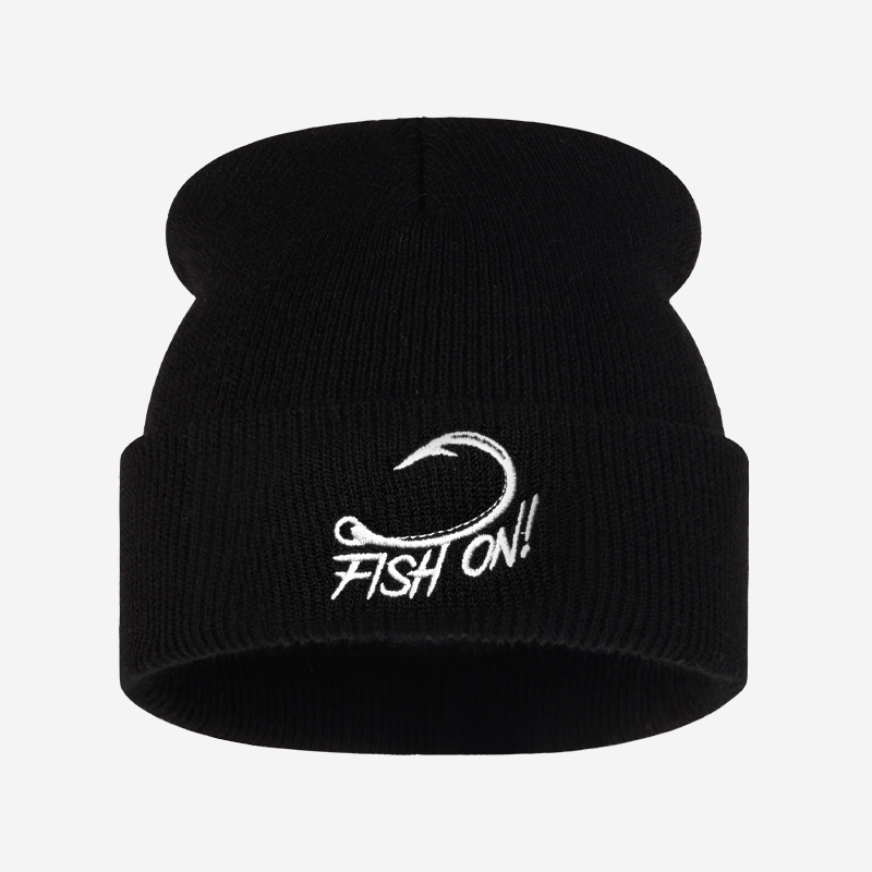 Balıkçı Balığı Nakışlı Bere, O - Beanie Cuffed Knit incelemesi ve fiyatı