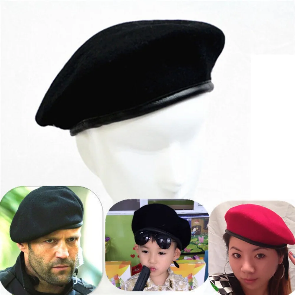 Yeni Unisex üniforma kap erkek - Beret French Wool incelemesi ve fiyatı